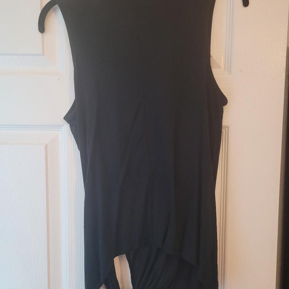 Tie front tank top